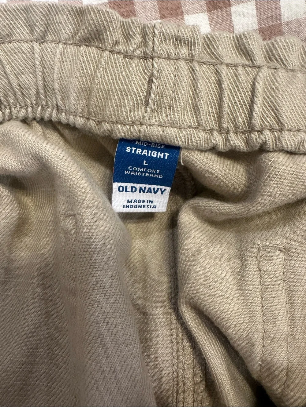 Old Navy Women's Cropped Drawstring Pants in Tan